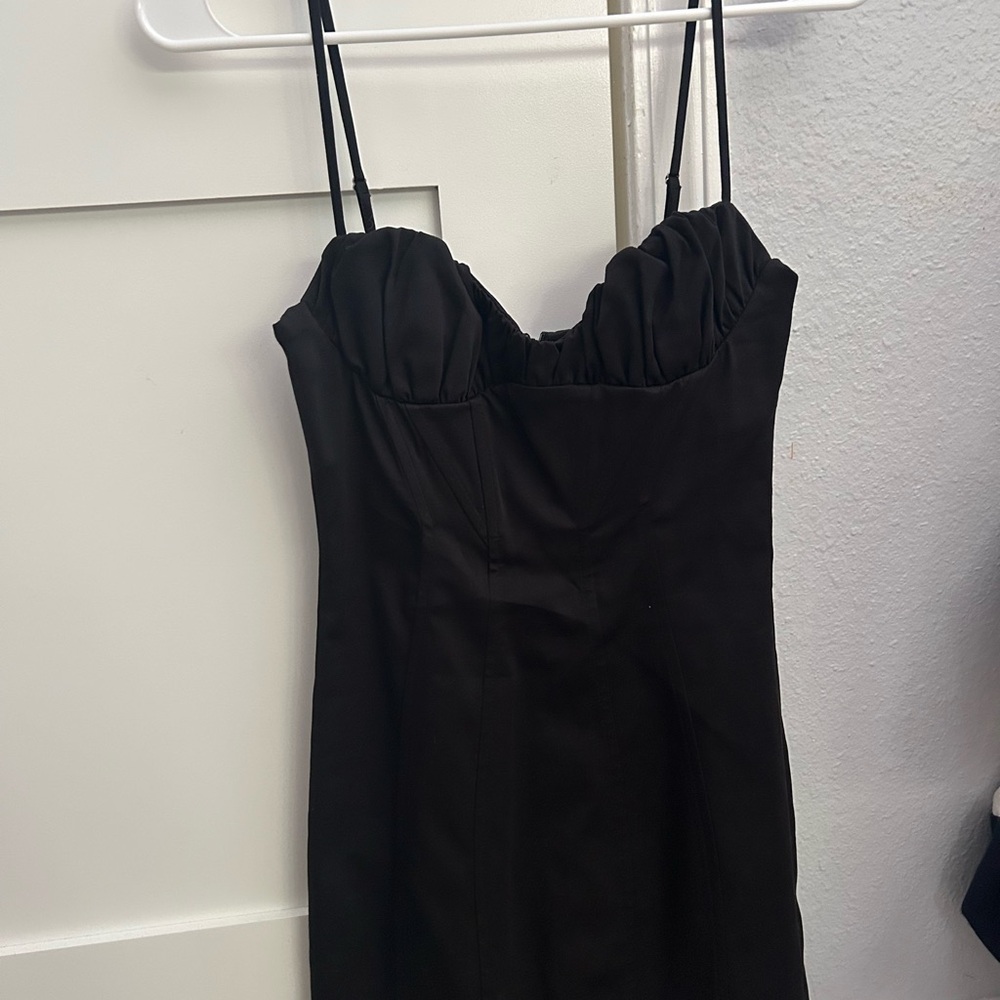 Zara Black Strapless Dress